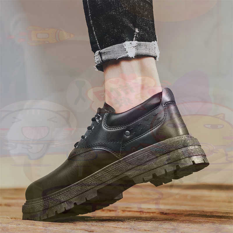 Streetwear Brand Store - Dark Natural Leather Fashion Trainers Tennis