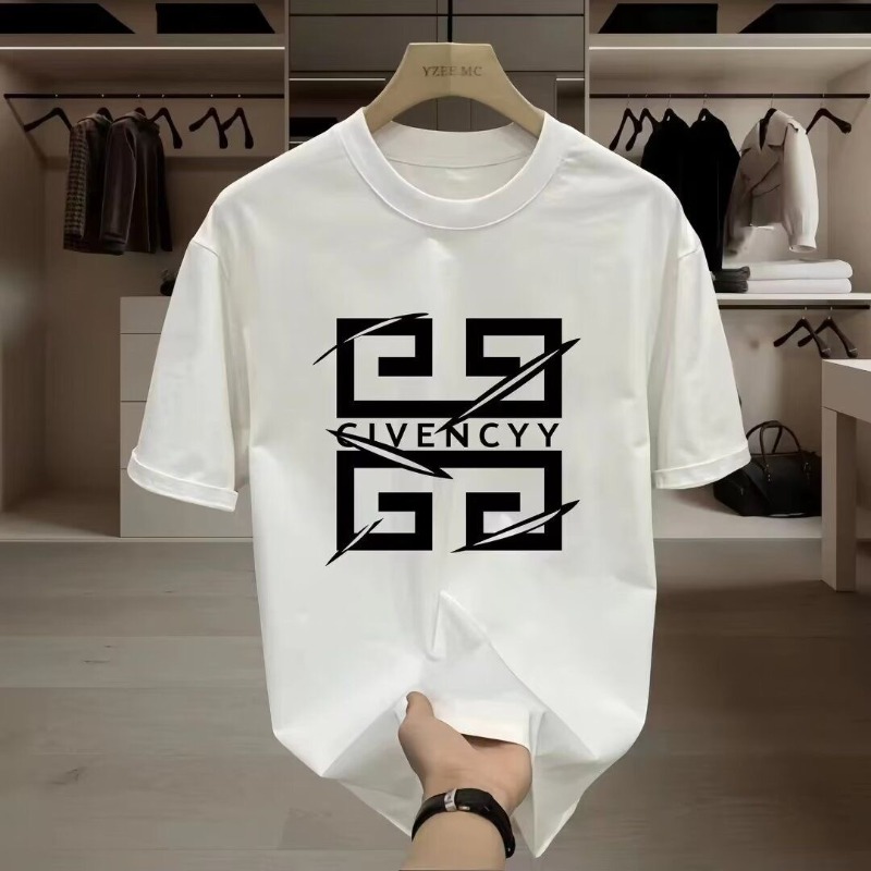Streetwear Brand Logo - 2026Men's GIVENCY Brand Logo Print T-Shirt