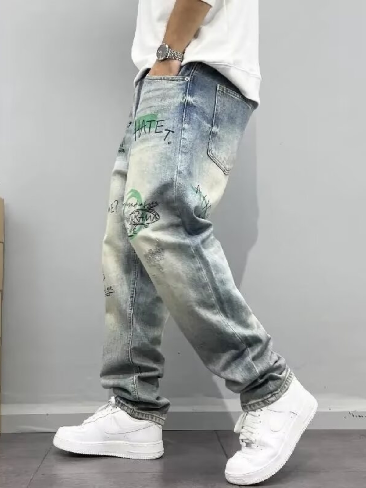 Retro American Streetwear Men' - đánh giá và giá Streetwear Brand Jeans