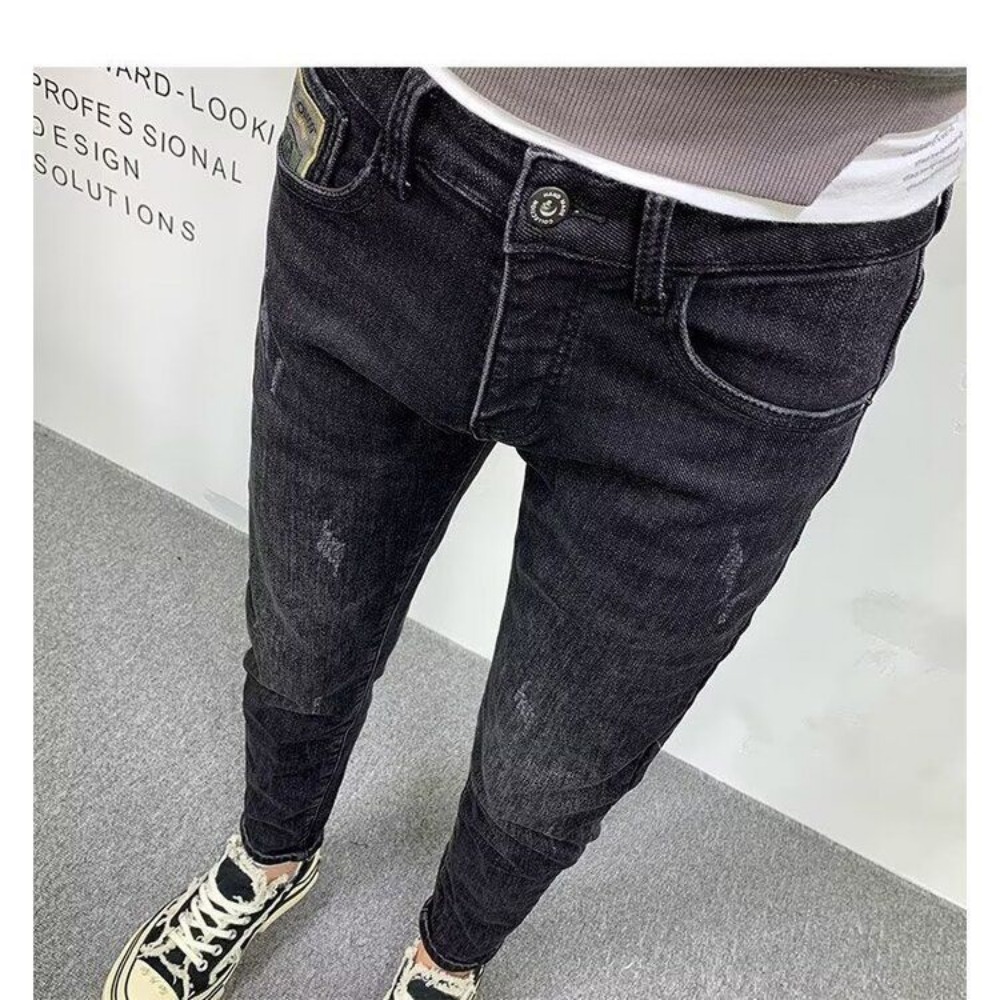New Fashion Spring Autumn Men' - đánh giá và giá Streetwear Brand Jeans