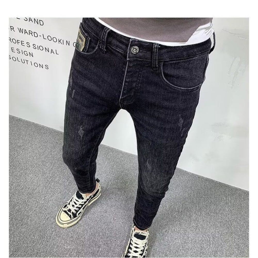 New Fashion Spring Autumn Men' - đánh giá và giá Streetwear Brand Jeans