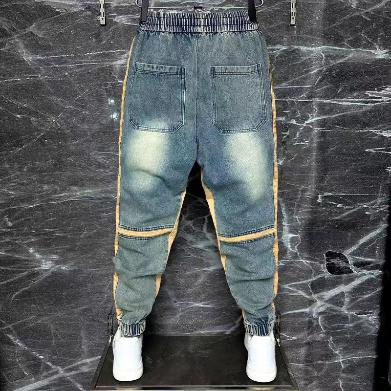 2024 New Harem Pants Spliced C - đánh giá và giá Streetwear Brand Jeans