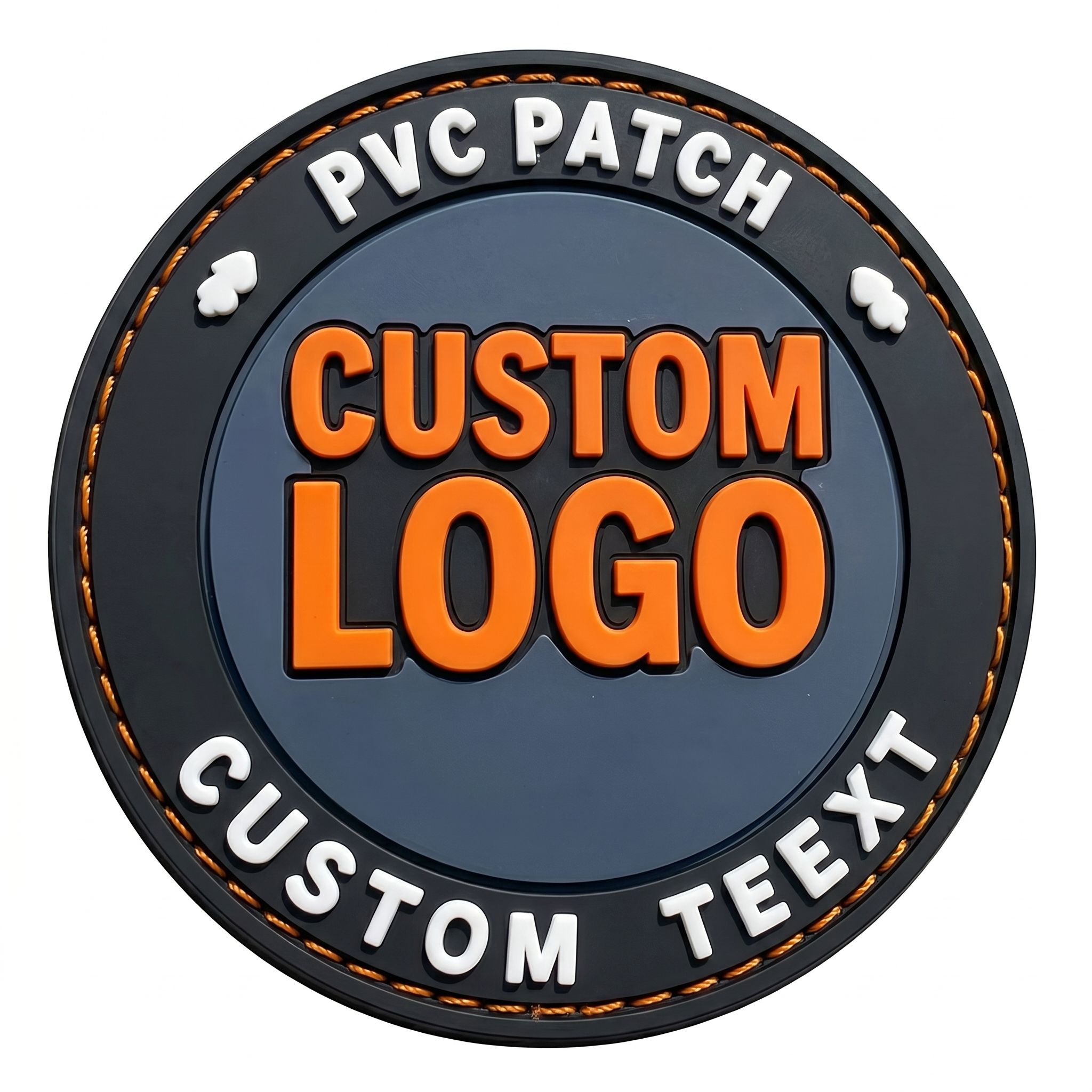 Custom 3D Raised Embossed PVC  - đánh giá và giá Streetwear Brand Label