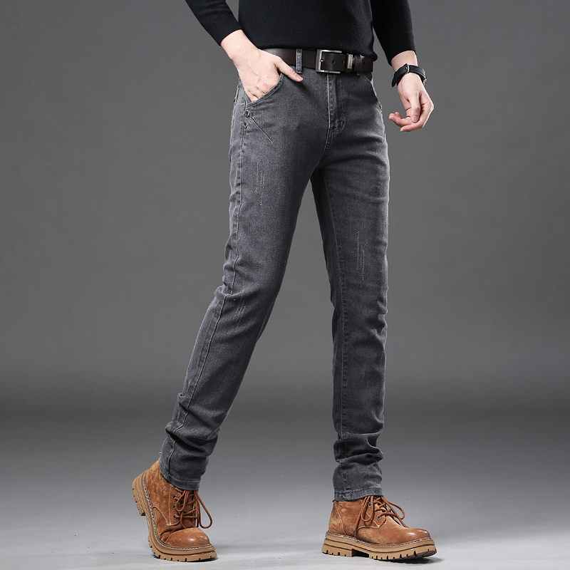 New Pure Gray Korean Slim Jean - đánh giá và giá Streetwear Brand Jeans