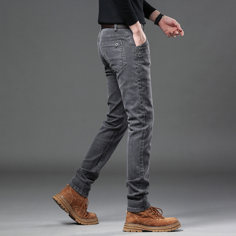 New Pure Gray Korean Slim Jean - đánh giá và giá Streetwear Brand Jeans
